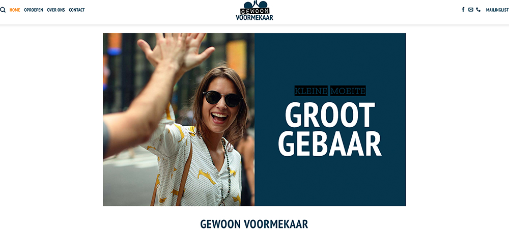 Website Gewoon Voormekaar